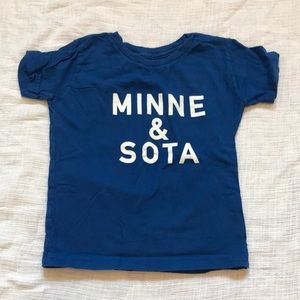 Sota clothing blue graphic tee, 2T